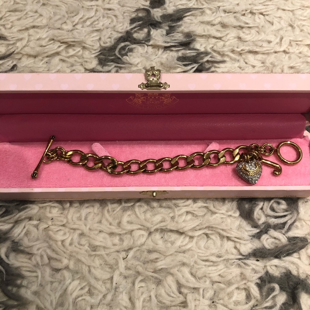 Juicy Couture Gold Charm Bracelet